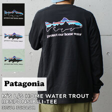 patagonia M's L/S Home Water Trout Responsibili Tee 37574画像