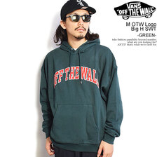 VANS M OTW Logo Big H SWT -GREEN- 122K1030200画像