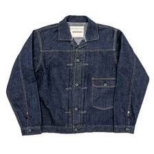 Workers Denim Jacket, Buckle Back, 10.5 oz Right Hand Denim画像