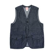 Workers Hunting Cruiser Vest, 6 oz Denim画像