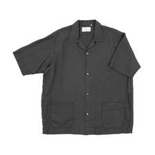 Workers Open Collar Shirt Linen画像