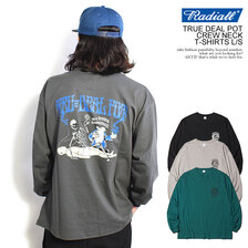 RADIALL TRUE DEAL POT - CREW NECK T-SHIRTS L/S RAD-22AW-CUT018画像