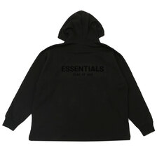 ESSENTIALS RELAX HOODIE BLACK画像