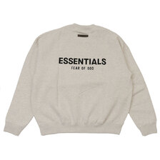 ESSENTIALS CREWNECK SWEAT LT.OATMEAL画像