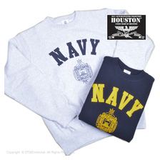 HOUSTON リバースタイプスウェット U.S.NAVY USNA-010画像