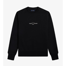 FRED PERRY Embroidered Crew Sweat M4727画像
