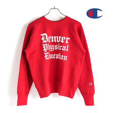 Champion REVERSE WEAVE CREW NECK SWEATSHIRT SCARLET C3-W011画像