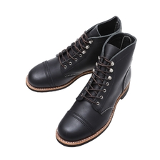 RED WING Iron Ranger womens BLACK 3366画像