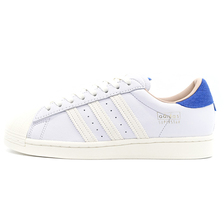 adidas SUPERSTAR FTWR WHITE/OFF WHITE/BLUE HQ6458画像