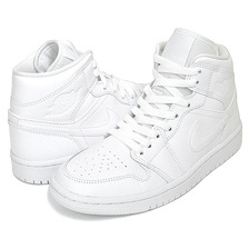 NIKE WMNS AIR JORDAN 1 MID white/white-wht DV0991-111画像