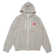 PLAY COMME des GARCONS &times; Invader Hooded Sweatshirt GRAY画像