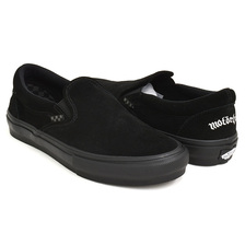VANS SKATE SLIP-ON MOTORHEAD BLACK / BLACK VN0005V6BKA画像