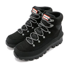 HUNTER EXPLORER MID LACE BOOT black WFS2236NYL画像