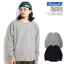 RADIALL BIG WAFFLE - CREW NECK T-SHIRTS L/S RAD-22AW-CUT002画像
