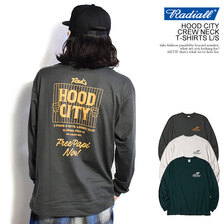 RADIALL HOOD CITY - CREW NECK T-SHIRTS L/S RAD-22AW-CUT017画像