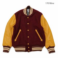 Whitesville 30oz. WOOL MELTON AWARD JACKET - SOLID - WV15168画像