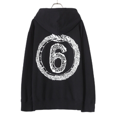 MM6 Maison Margiela BACK PRINT SWEAT PARKA S62GU0081画像