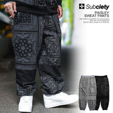 Subciety PAISLEY SWEAT PANTS 109-01759画像