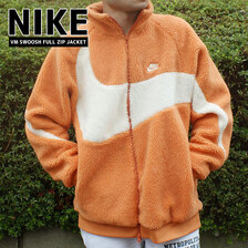 NIKE VM SWOOSH FULL ZIP JACKET HOT CURRY/COCONUT MILK BQ6546-808画像
