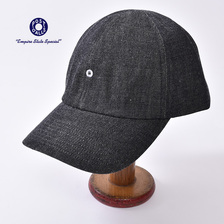 POST OVERALLS #3903 POST Ball Cap 8oz. denim / black画像