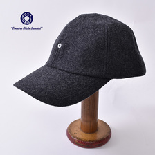 POST OVERALLS #3903 POST Ball Cap wool melton charcoal画像
