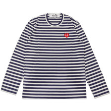 PLAY COMME des GARCONS Invader Striped L/S T-Shirt画像