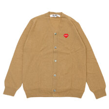 PLAY COMME des GARCONS &times; Invader Men's Cardigan CAMEL画像