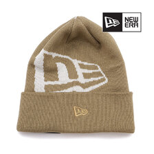NEW ERA BASIC CUFF KNIT BEIGE 13328089画像