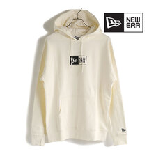 NEW ERA PULLOVER HOODIE BOX LOGO WHITE 13330895画像