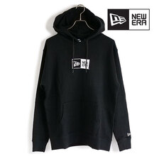 NEW ERA PULLOVER HOODIE BOX LOGO BLACK 13334222画像
