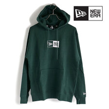 NEW ERA PULLOVER HOODIE BOX LOGO GREEN 13330896画像