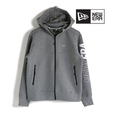 NEW ERA TECH SWEAT FULL ZIP HOODIE GREY 13330831画像