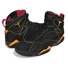 NIKE AIR JORDAN 7 RETRO black/citrus-varsity red CU9307-081画像