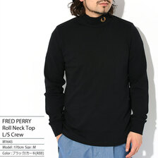 FRED PERRY Roll Neck Top L/S Crew M1643画像