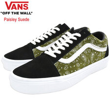 VANS Old Skool Black/Olive Paisley Suede VN0A5JMIBKO画像