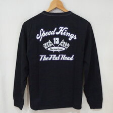 THE FLAT HEAD LONG SLEEVE T-SHIRT - SPEED KINGS FN-THCL-105画像