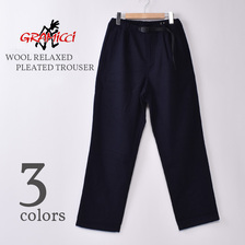 GRAMICCI WOOL RELAXED PLEATED TROUSER G2FM-P012画像