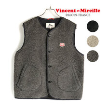 Vincent et Mireille BOA VEST VM222KB25100画像