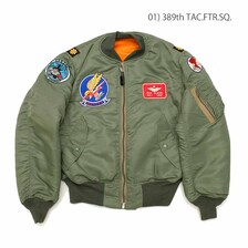 Buzz Rickson's MA-1 E-Type - 389th TAC.FTR.SQ. - BR15141画像