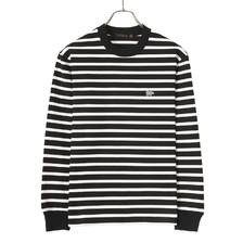 Scye Striped Cotton Jersey Long Sleeved T-Shirt 5222-23711画像