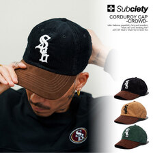 Subciety CORDUROY CAP-CROWD- 102-86832画像