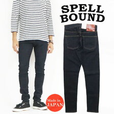 SPELLBOUND RELAX SKINNY DENIM NAVY 40-209D画像