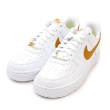 NIKE WMNS AIR FORCE 1 '07 NEXT NATURE WHITE/GOLD SUEDE-WHITE DN1430-104画像