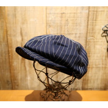 FREEWHEELERS UNION SPECIAL OVERALLS &ldquo;CASSADY&rdquo; INDIGO WABASH STRIPE 2217001画像