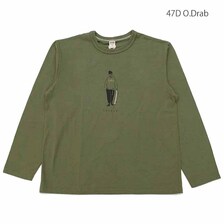 BARNS TOUGH NECK - L/S PRINT T-SHIRT - LOCALS - BR-22407画像