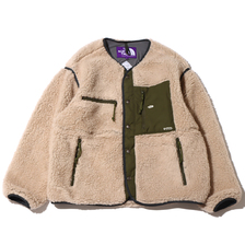 THE NORTH FACE PURPLE LABEL Wool Boa Fleece Field Cardigan NA2250N画像
