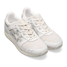 asics &times; atmos GEL-LYTE III OG PYTHON WHITE/WHITE 1201A807-100画像