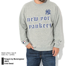 Penguin by Munsingwear &times; MLB Crew Sweat MLMUJL51GS画像