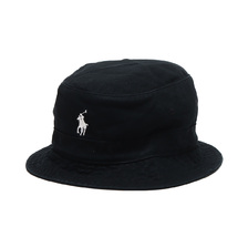 POLO RALPH LAUREN LOFT BUCKET-HAT POLO BLACK画像