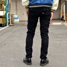 GRAPHZERO &times; TANUKI INDIGO SASHIKO WITH SUMI OVERDYE UTILITY PANTS GTBKRSASM画像